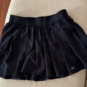 ALO Yoga Varsity pleated stretch-jersey tennis skirt XS